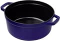 Miniatyrbild 2 av 6: Staub cocotte - rund - 24 cm - mörkblå