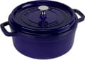 Miniatyrbild 1 av 6: Staub cocotte - rund - 24 cm - mörkblå