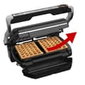 Miniatyrbild 3 av 10: Tefal OptiGrill GC716D12 - Kontaktgrill - Inklusive våffeltallrikar