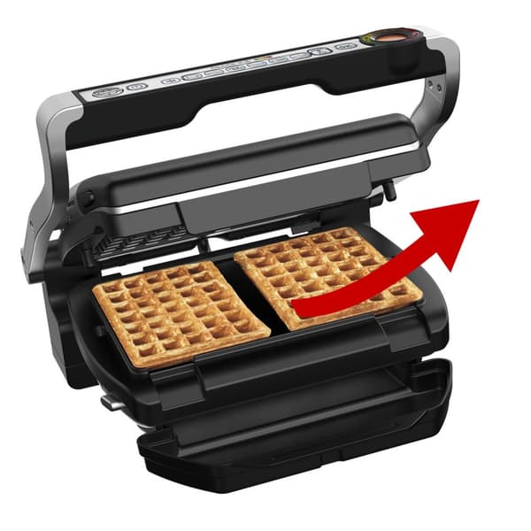 Tefal OptiGrill GC716D12 - Kontaktgrill - Inklusive våffeltallrikar