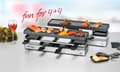 Miniatyrbillede 1 af 3: Rommelsbacher RC1600 4+4 Persons Raclette Grill 1950W Sølv/Sort