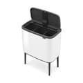 Miniatyrbild 4 av 8: Brabantia papperskorg Bo Touch Bin, vit, 3 x 11 l
