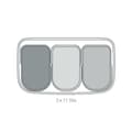 Miniatyrbild 7 av 8: Brabantia papperskorg Bo Touch Bin, vit, 3 x 11 l
