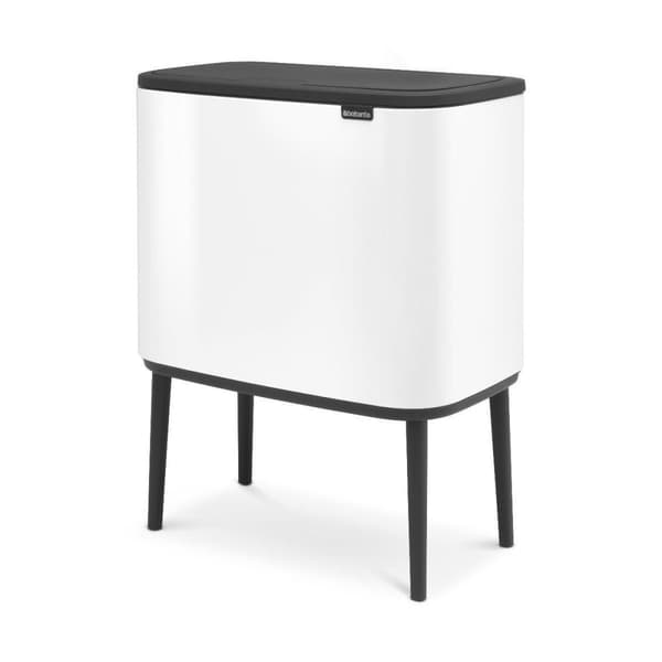Brabantia papperskorg Bo Touch Bin, vit, 3 x 11 l