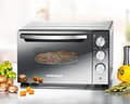 Miniatyrbillede 3 af 5: ROMMELSBACHER Back & Grill ovn BGS 1400 - energibesparende & effektiv, 22 liter volumen, non-stick coated bagekammer, 6 varmetyper, rotisseri, 60 min.