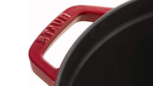 Staub Cocotte - enkelt pande - kirsebær - støbejern - 3,8 l - 1 stk(e) - 24 cm (40509-835-0)
