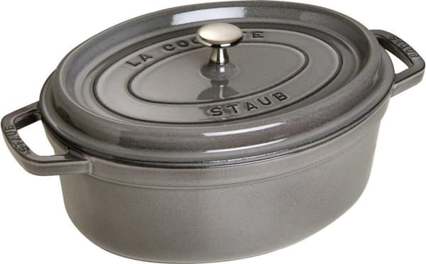 Staub Cocotte - Soikea - 29 cm - Grafiitinharmaa