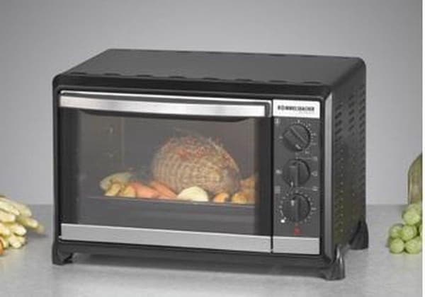 Rommelsbacher BG 1055/E - fristående ugn - rostfritt stål/svart