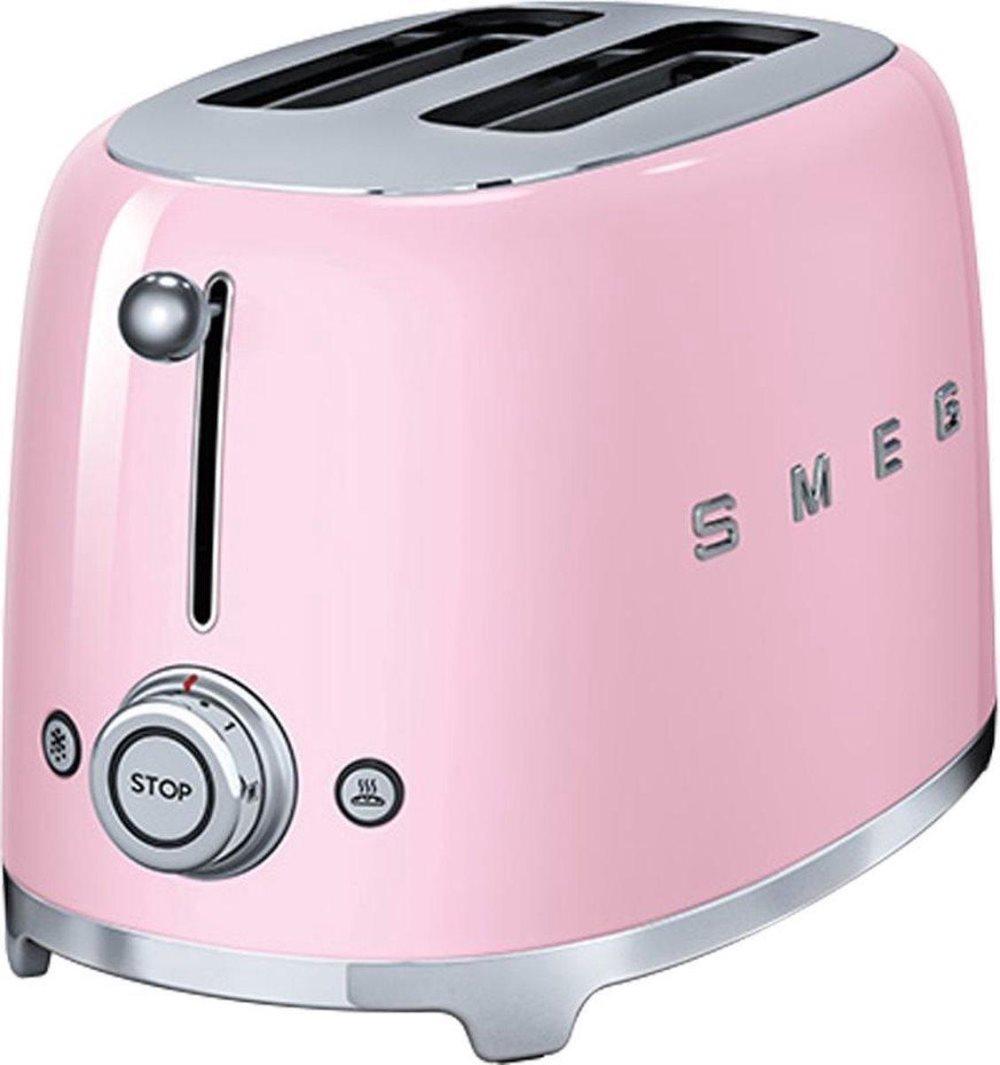 Smeg TSF01PKEU - Brödrost - Rosa