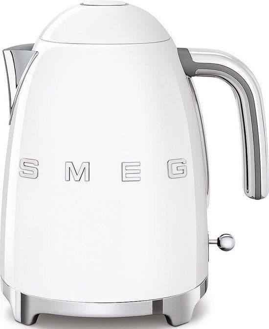 Smeg Vedenkeitin - Ruostumaton teräs - Teho 2400 wattia - 1,7 litraa - Valkoinen (KLF03WHEU)