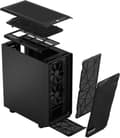 Miniatyrbild 3 av 11: Fractal Design Meshify 2 Compact - Midtower-modell - ATX - Härdat glas - 1x USB 3.1 Gen 2 Typ C, 2x USB 3.0 - Ljusfärgad - svart