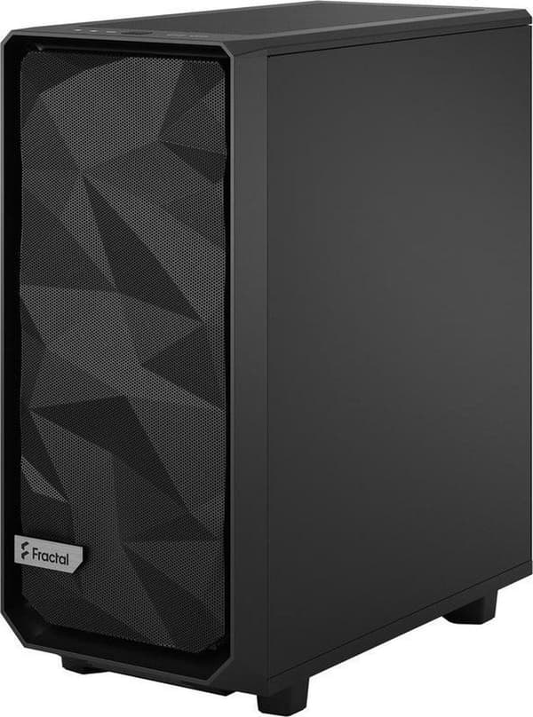 Fractal Design Meshify 2 Compact - Midtower-modell - ATX - Härdat glas - 1x USB 3.1 Gen 2 Typ C, 2x USB 3.0 - Ljusfärgad - svart
