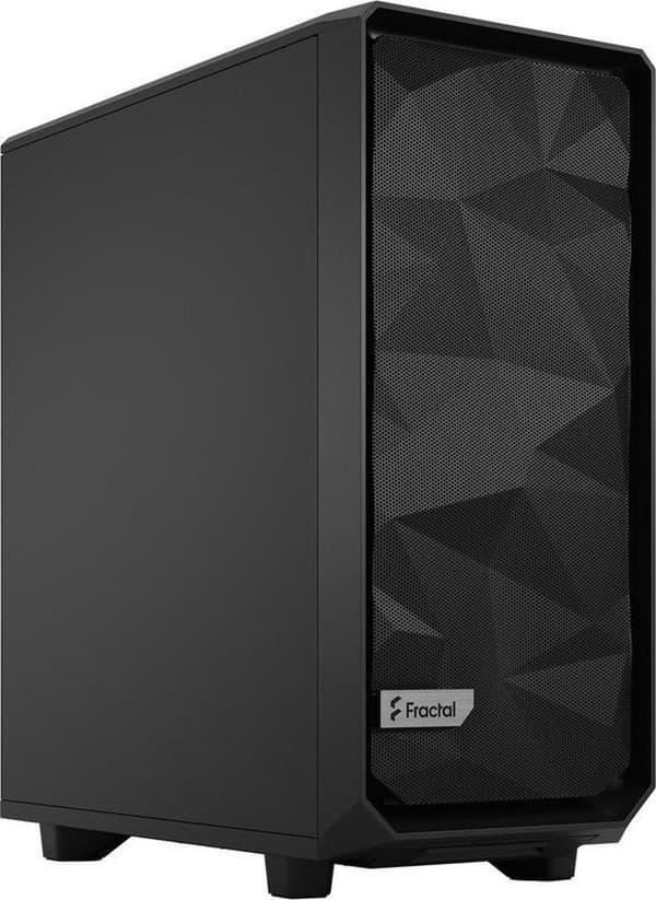 Fractal Design Meshify 2 Compact - Midtower model - ATX - Hærdet glas - 1x USB 3.1 Gen 2 Type C, 2x USB 3.0 - Light Tint - sort Sort