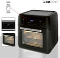 Miniatyrbillede 11 af 11: Clatronic FR 3747 H varmluftfrituregryde, olie- og fedtfri, 11 liter, sensor touch kontrol, LED display, sort
