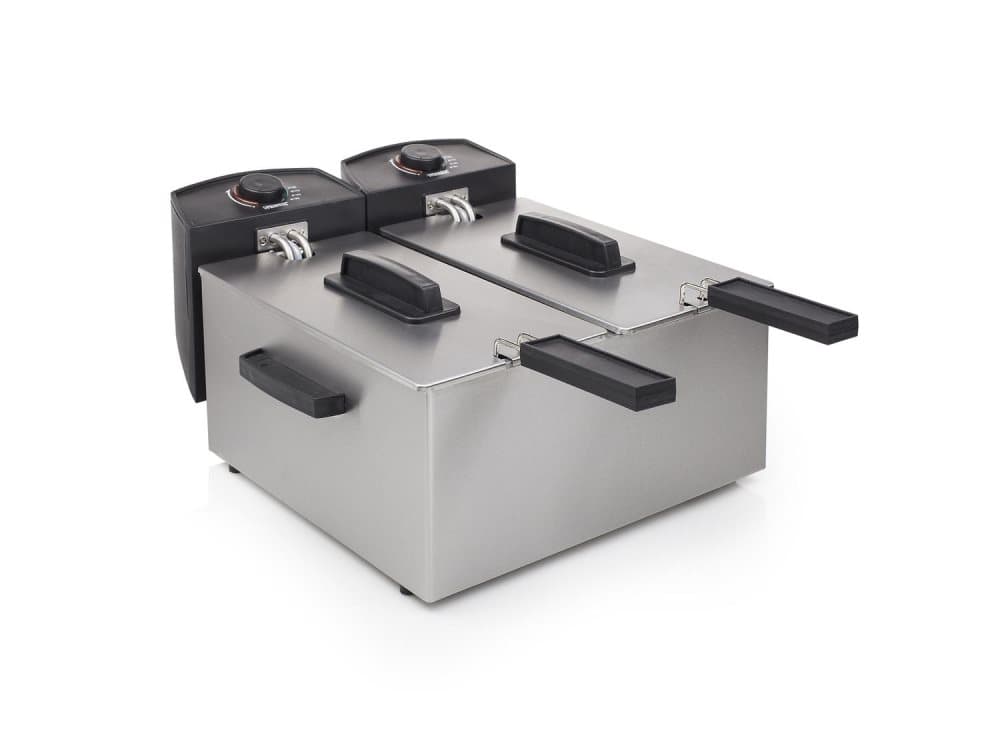 Princess 183123 - Dubbel fritös - Rostfritt stål