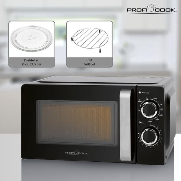 ProfiCook mikroaaltouuni grillillä 17L 700 / 900W PC-MWG 1208