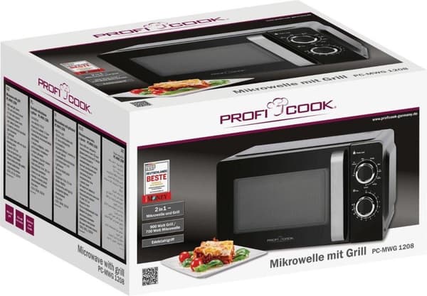 ProfiCook mikroaaltouuni grillillä 17L 700 / 900W PC-MWG 1208