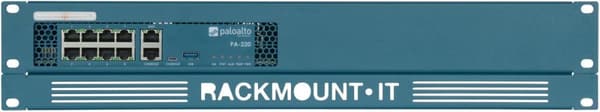 Rackmount Solutions - Verkkolaitesarja - Telineeseen asennettava - Azure Blue, RAL 5009 - 1,3U
