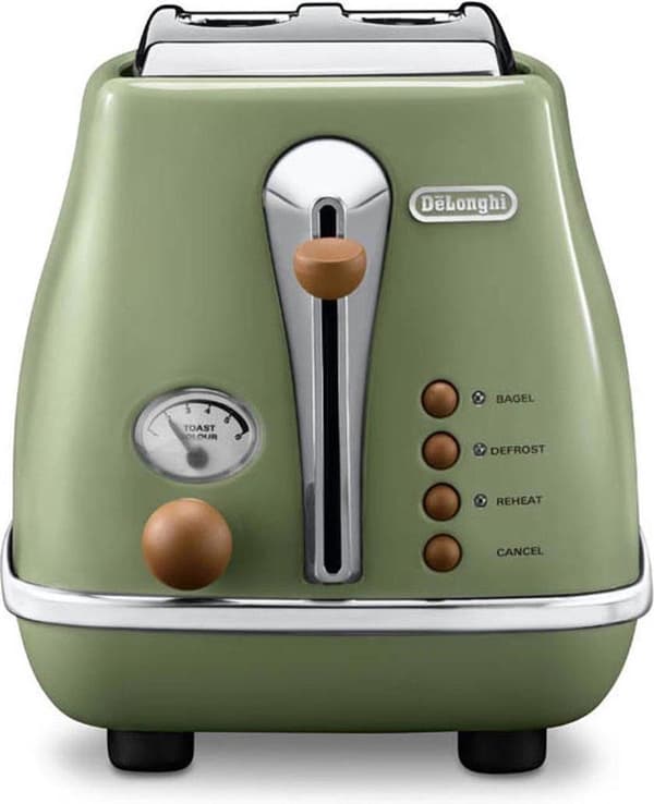 De'Longhi Toaster Icona Vintage CTOV 2103.GR - Vihreä