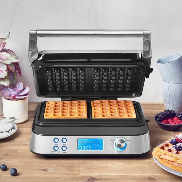 Gastroback ADVANCED CONTROL 2 vafler sort - sølv 1600 W (42424)