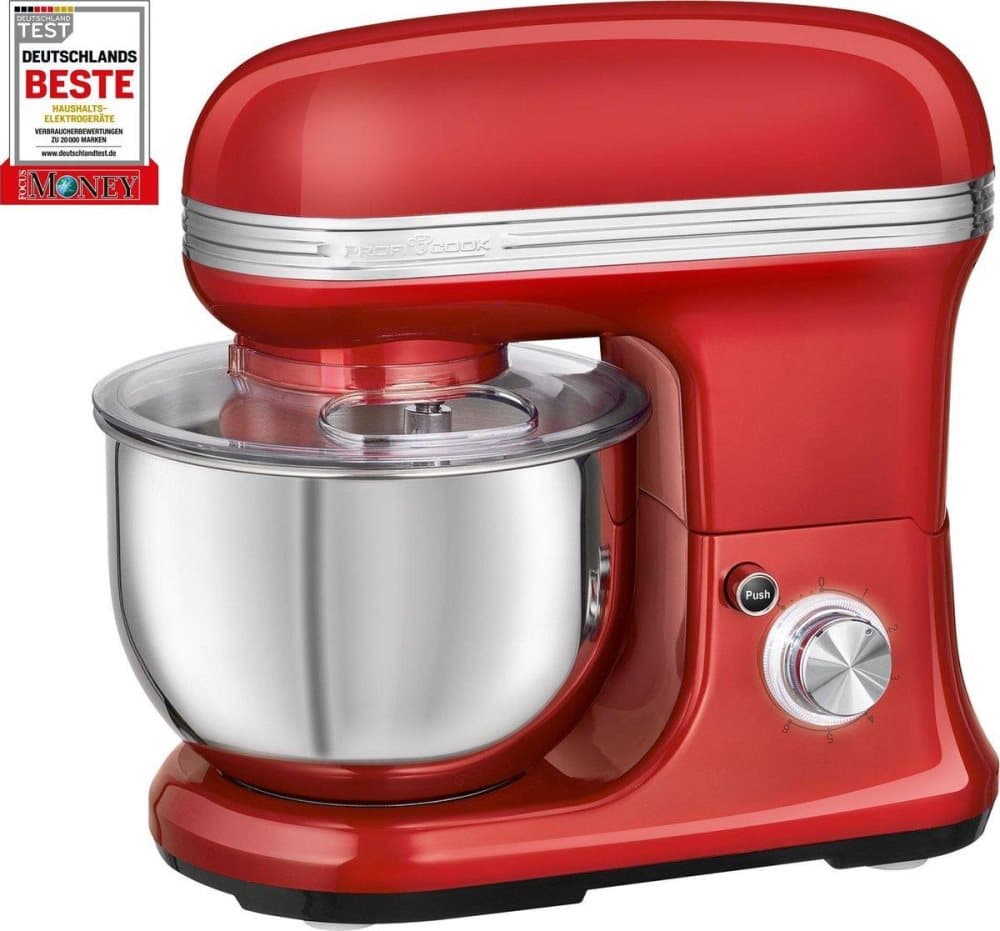 ProfiCook KM 1197 - matberedare - 1200 W - 5 liter - Röd.