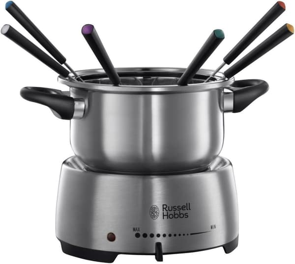 Russel Hobbs Fiesta Fondue Maker - sähköinen fonduepannu - 6 fonduehaarukkaa