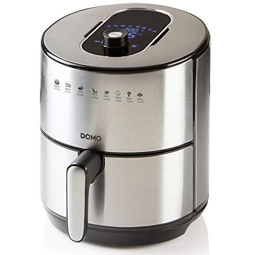 DOMO Deli-Freyer XL fritös timerfunktion, med display, cool-touch hölje, non-stick beläggning, överhettningsskydd silver (DO530FR)