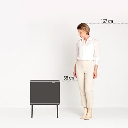 Brabantia Bo Touch Bin 34 l 2 korgar/korgar beige (201585)