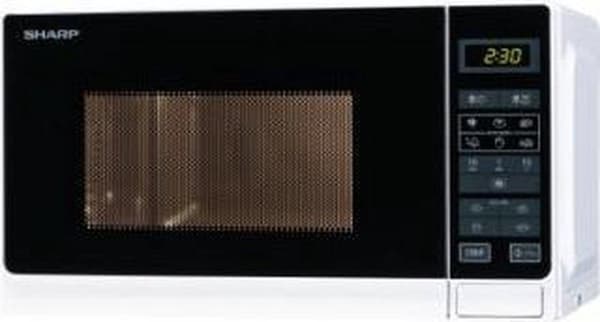 Sharp R-242 WW - mikrovågsugn - fristående - vit