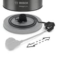 Miniatyrbild 7 av 10: Bosch TWK5P475 DesignLine - Vattenkokare - Grå