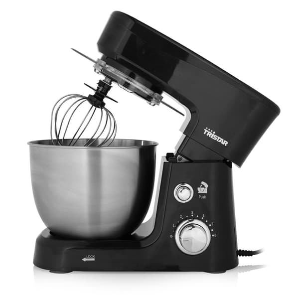 Tristar MX-4830 Matberedare - 3,5 liter - 6 hastighetsinställningar - 3 olika degkrokar - Svart