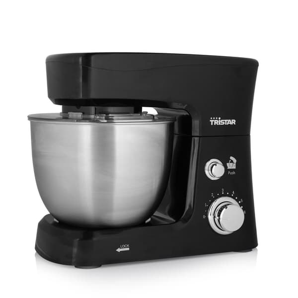 Tristar MX-4830 Matberedare - 3,5 liter - 6 hastighetsinställningar - 3 olika degkrokar - Svart