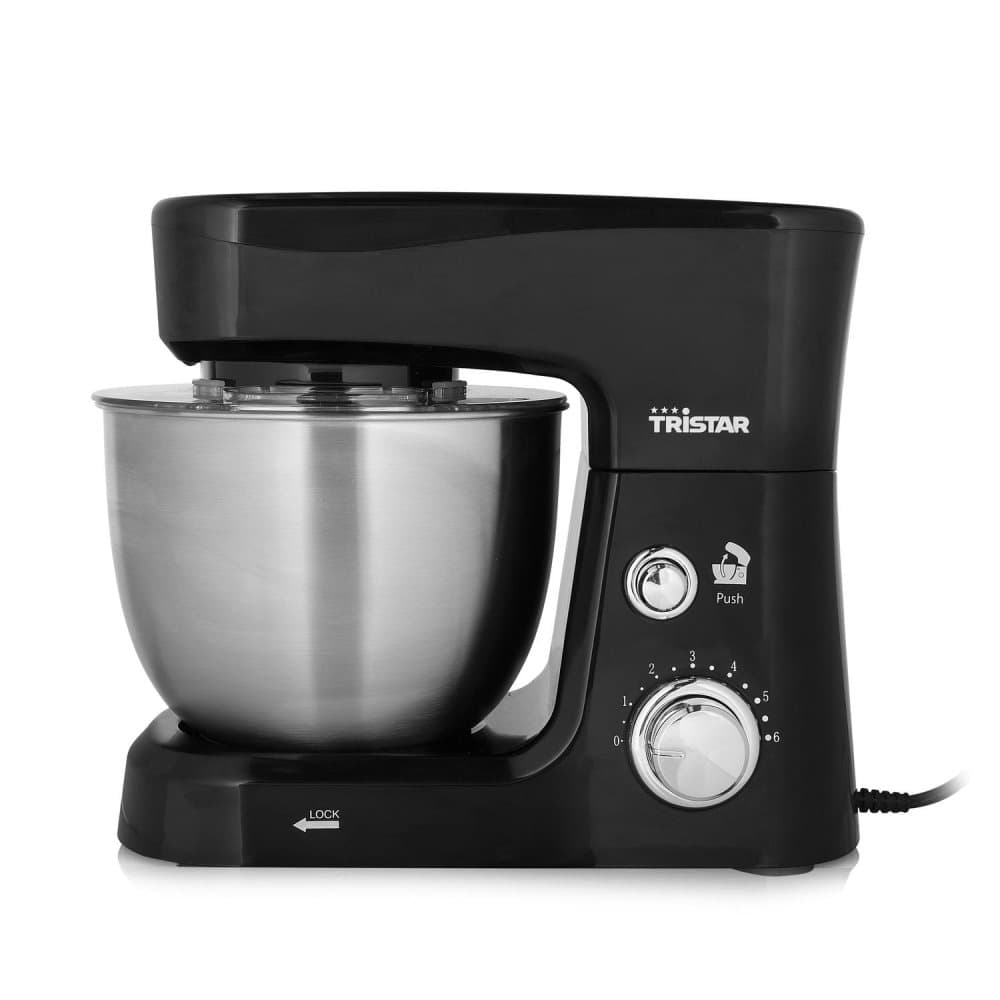 Tristar MX-4830 Matberedare - 3,5 liter - 6 hastighetsinställningar - 3 olika degkrokar - Svart