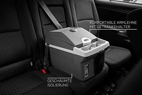 AEG Automotive Board-Bar BK 16 lämpösähköinen jäähdytys- ja lämmityslaatikko 16 litraa, 12 volttia & jännitemuunnin KA6 auton virtalähde virtamuunnin