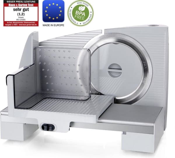 Emerio MS-125001 - Skärmaskin i rostfritt stål