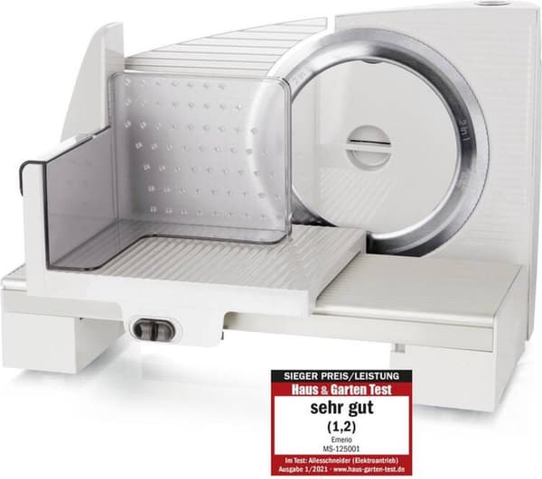 Emerio MS-125001 - Skärmaskin i rostfritt stål