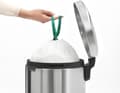 Miniatyrbild 5 av 8: Brabantia newIcon Papperskorgen - 30 l - Fingeravtryckssäker i matt stål