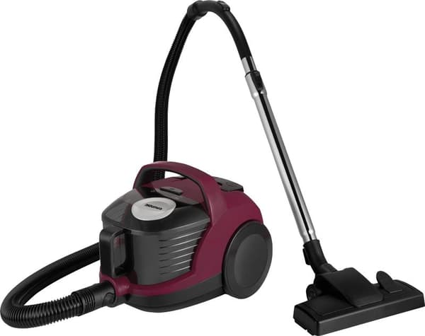 Grundig VCC 3870A pölynimuri berry/sw sykloni pussiton 800W 76db (GMS2730) Marja, musta