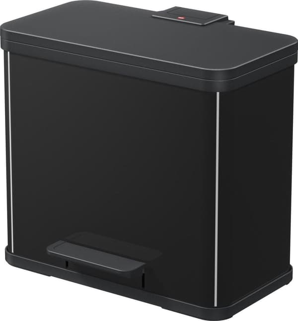 Hailo Öko Duo Plus L papperskorg - 17L + 9L - Svart