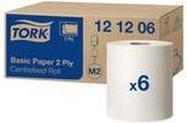 Renserulle Tork M2 121206 2-lags - 20cm x 160m - 6 ruller
