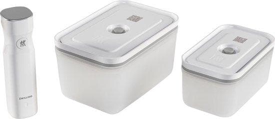 Zwilling tyhjiöaloitussarja, M/L / 7-osainen, muovi, valkoinen, premium, ei pistoketta (36807-007-0)