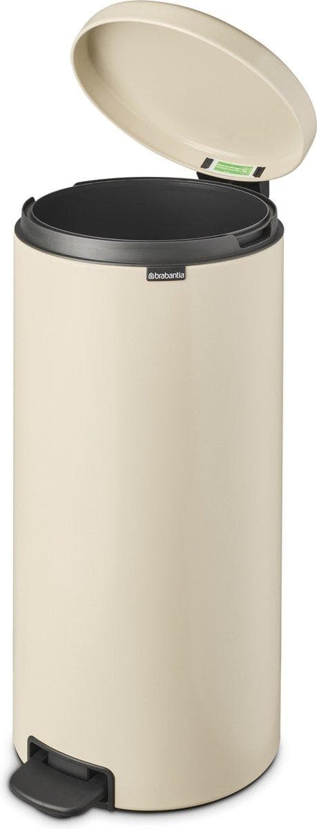 Brabantia NewIcon Skraldespand - 30 l - Blød Beige