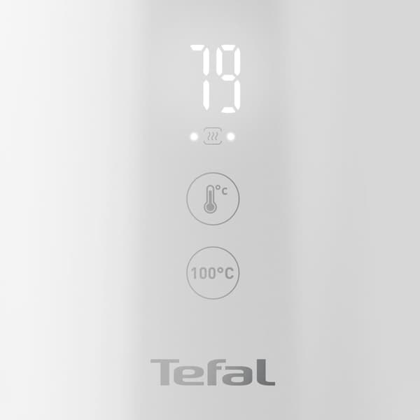 Tefal KO6931 Sense Vedenkeitin | Tilavuus 1,5 litraa | digitaalinen näyttö | 5 lämpötilatasoa | 360° pistorasia | vedenpinnan ilmaisin | irrotettava k