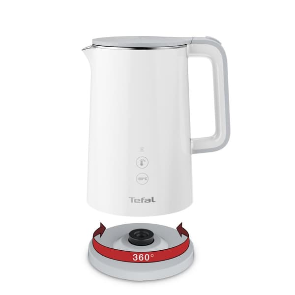 Tefal KO6931 Sense Vedenkeitin | Tilavuus 1,5 litraa | digitaalinen näyttö | 5 lämpötilatasoa | 360° pistorasia | vedenpinnan ilmaisin | irrotettava k