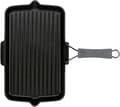 Miniatyrbild 3 av 9: Staub - Grillpanna med handtag - Gjutjärn - 34 x 21cm - Svart