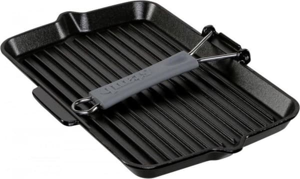 Staub - Grillpanna med handtag - Gjutjärn - 34 x 21cm - Svart