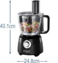 Miniatyrbild 8 av 11: Russell Hobbs 24732-56 Desire mattsvart matberedare