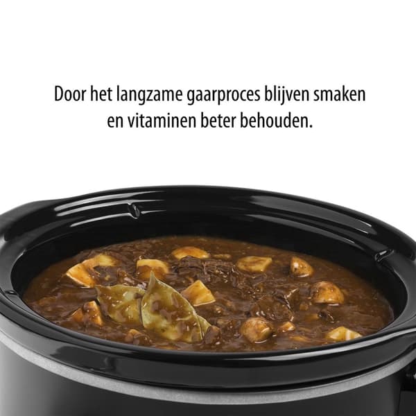 Tristar VS-3915 Slow cooker - Keramisk 3,5 liters pande - Hold varm funktion