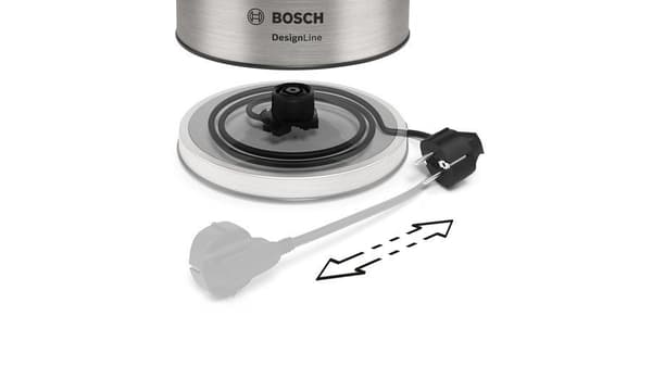 Bosch TWK5P480 DesignLine - Kedel - Sølv