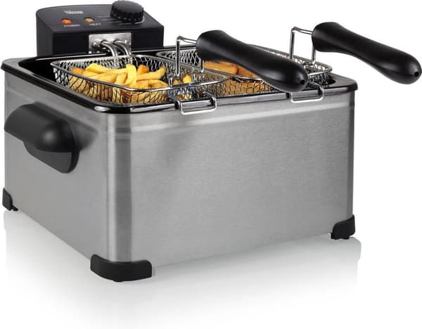 Tristar FR-6949 Fritös - Fritös 5 liter - Multifunktionell - 1 stor och 2 små fritöskorgar